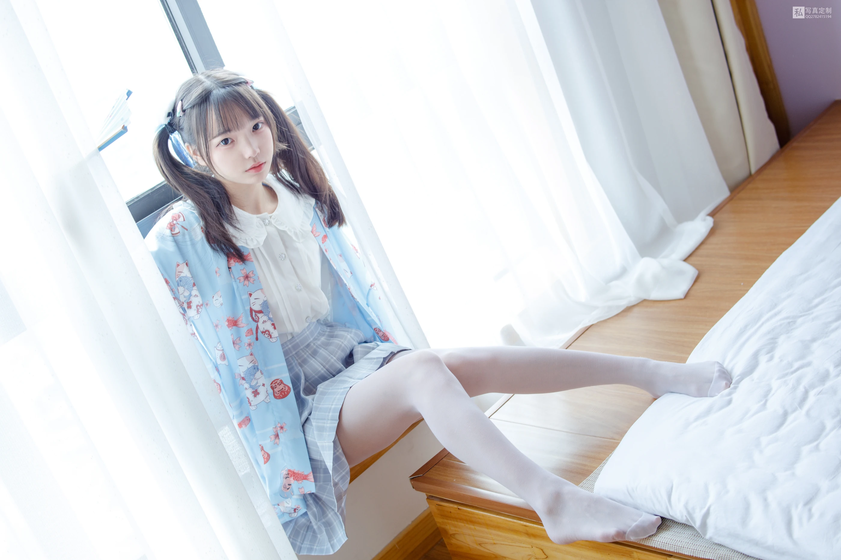 森萝财团 JKFUN-027 花里胡哨的民宿 5D白丝 默陌 [65P 1V]插图2